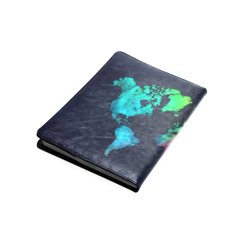 world map Custom NoteBook B5