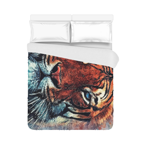 tiger Duvet Cover 86"x70" ( All-over-print)