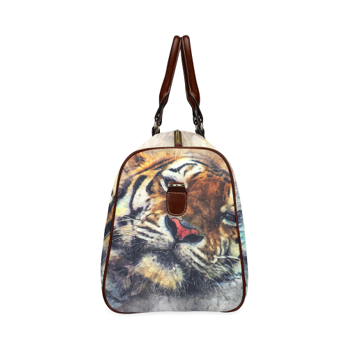 tiger Waterproof Travel Bag/Large (Model 1639)