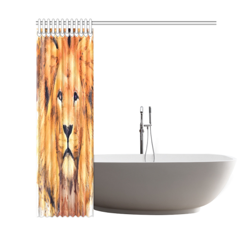 lion Shower Curtain 69"x70"