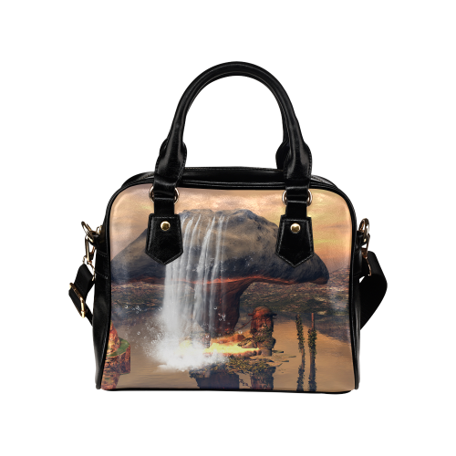 Awesome seascape Shoulder Handbag (Model 1634)