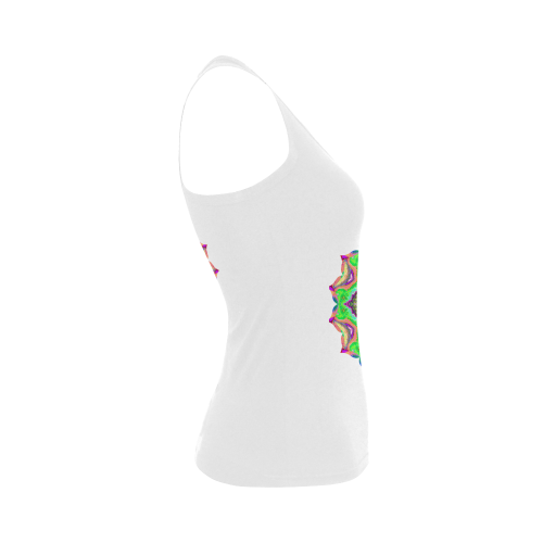 Heart Trance Women's Shoulder-Free Tank Top (Model T35)