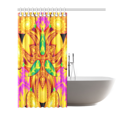 Pineal Flux Shower Curtain 72"x72"