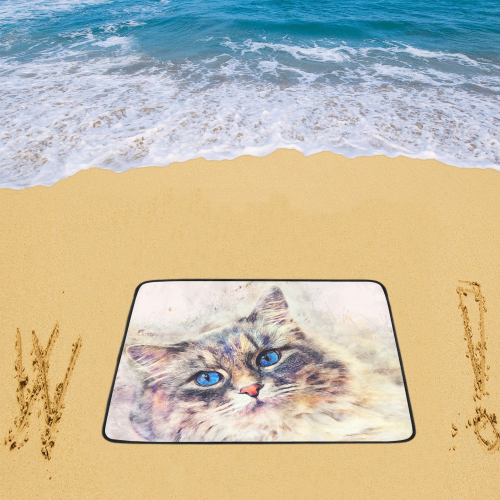 cat Beach Mat 78"x 60"