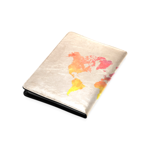 world map Custom NoteBook A5