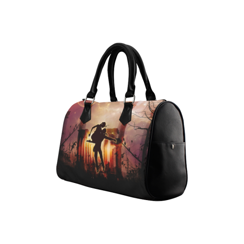 Dancing couple in the night Boston Handbag (Model 1621)