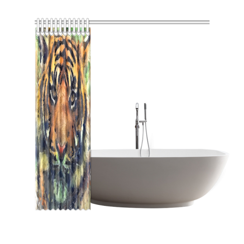 tiger Shower Curtain 69"x70"