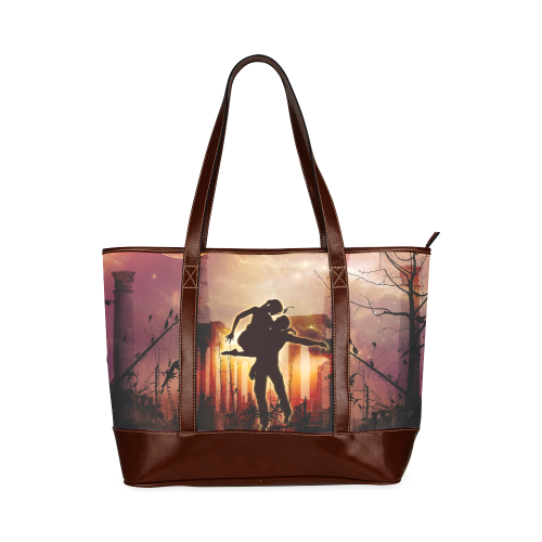 Dancing couple in the night Tote Handbag (Model 1642)