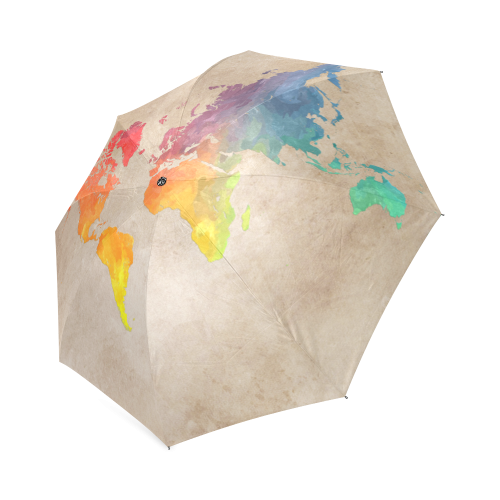 world map Foldable Umbrella (Model U01)