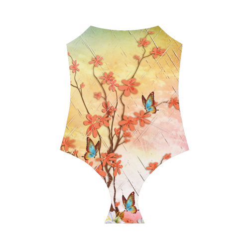 Ikebana Strap Swimsuit ( Model S05)