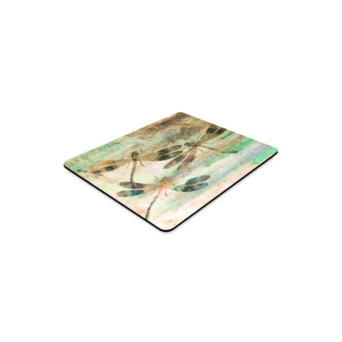 Mauritius Vintage Dragonflies QR Rectangle Mousepad