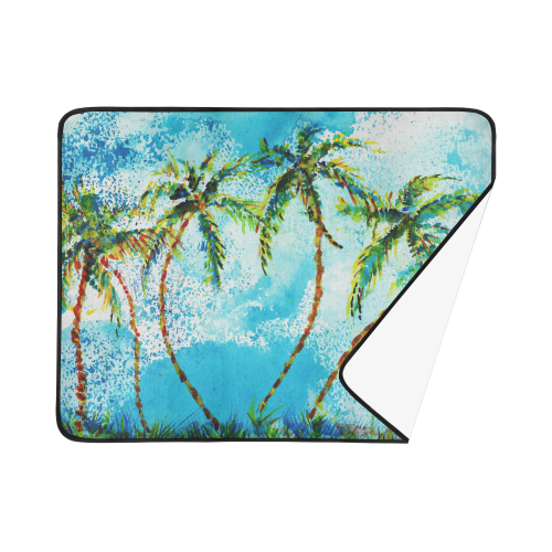 Palm Trees Beach Mat Beach Mat 78"x 60"