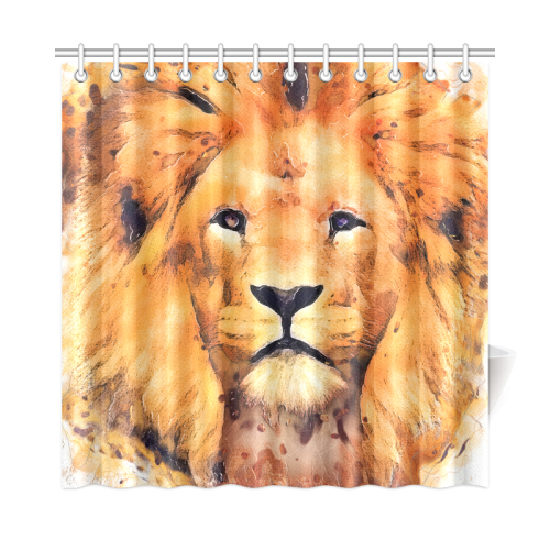 lion Shower Curtain 72"x72"
