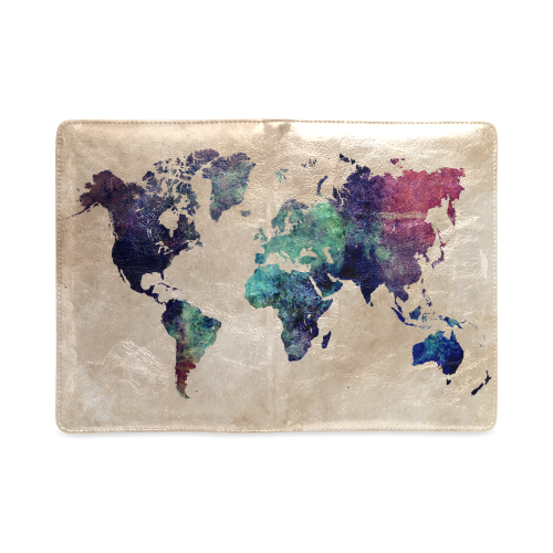 world map Custom NoteBook A5