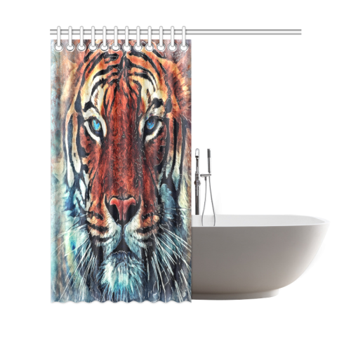 tiger Shower Curtain 69"x70"