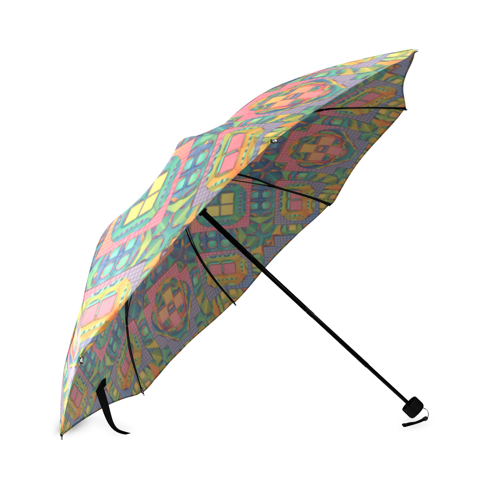 Grandma's Quilt Foldable Umbrella (Model U01) ID D457733