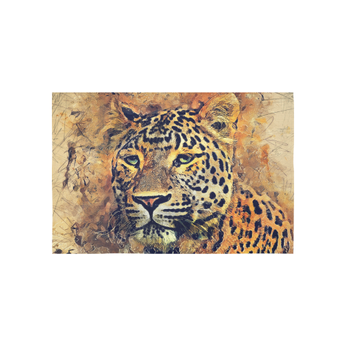 gepard Cotton Linen Wall Tapestry 60"x 40"