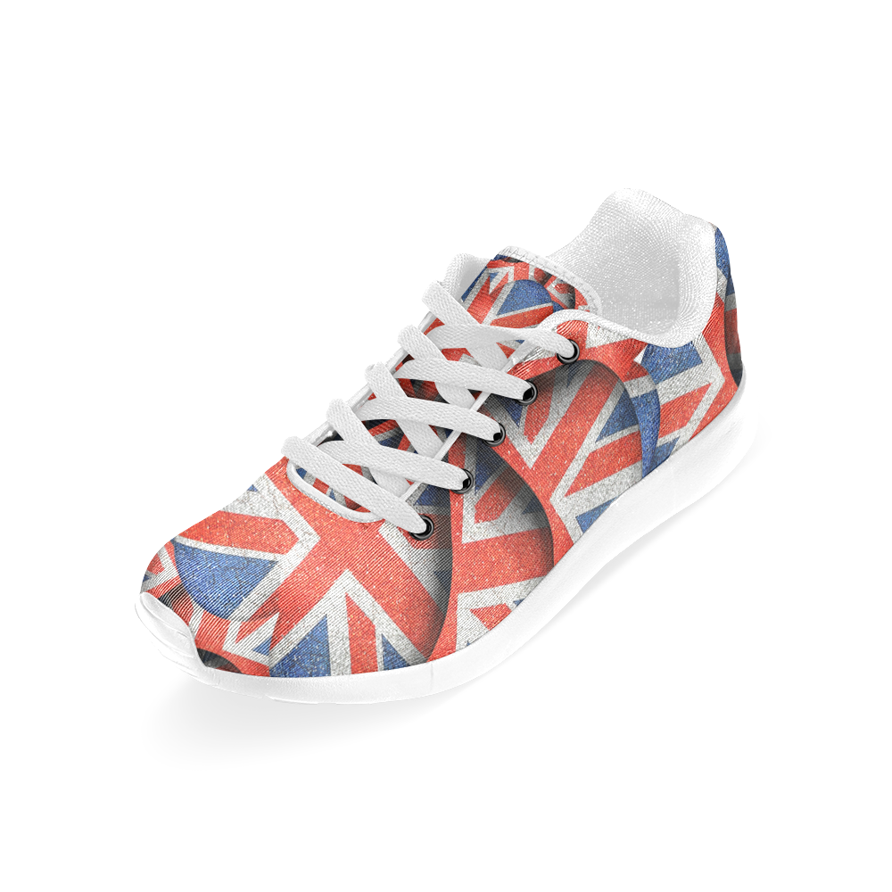 England Flag Patterned Men’s Running Shoes (Model 020) ID D456852