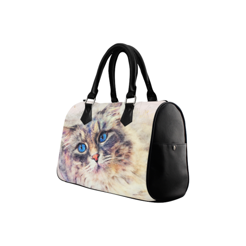 cat Boston Handbag (Model 1621)