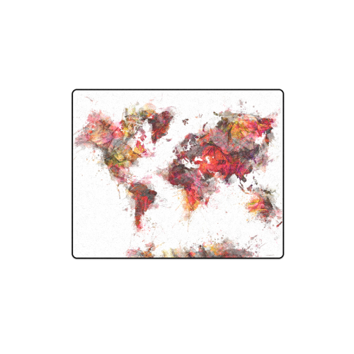 world map Blanket 40"x50"