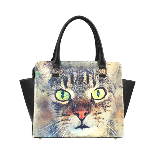 cat Classic Shoulder Handbag (Model 1653)