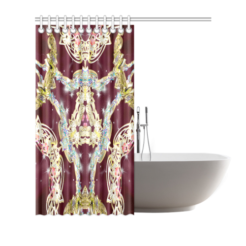Opulence and Power Shower Curtain 72"x72"