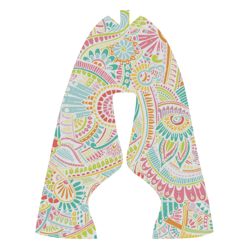 zz0101 pink hippie flower watercolor pattern Women’s Running Shoes (Model 020)