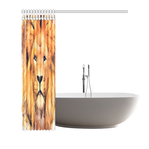 lion Shower Curtain 72"x72"