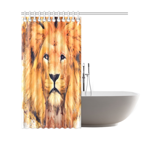 lion Shower Curtain 69"x70"