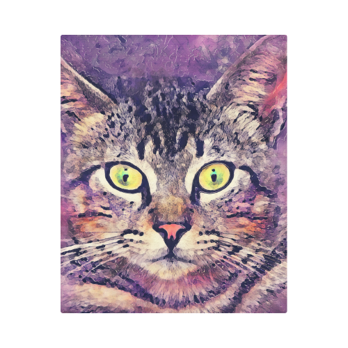 cat Duvet Cover 86"x70" ( All-over-print)