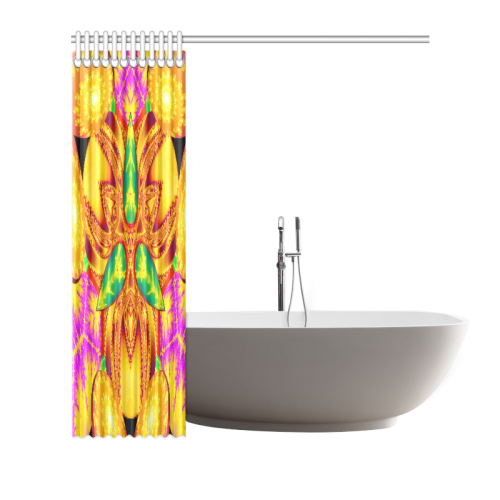 Pineal Flux Shower Curtain 72"x72"