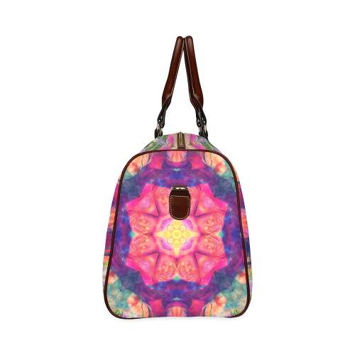 mandala Waterproof Travel Bag/Large (Model 1639)