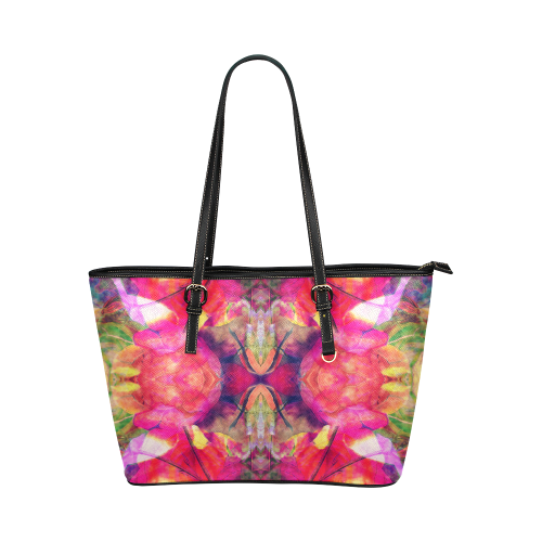 mandala Leather Tote Bag/Large (Model 1651)