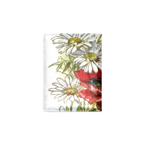 Vintage Floral Daisies Poppies Custom NoteBook B5