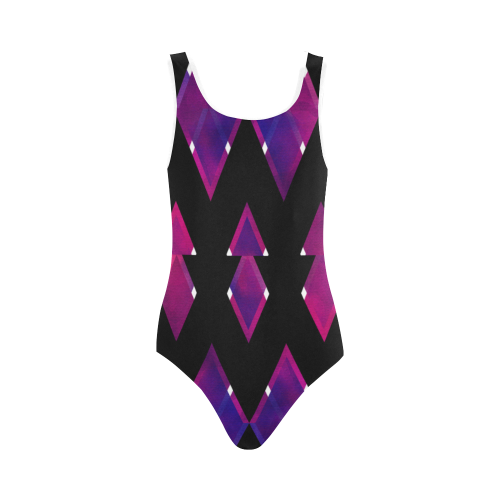 texture 1 Vest One Piece Swimsuit (Model S04)