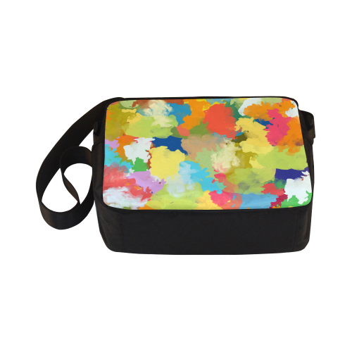 Summer Color Colorful Splash Design Classic Cross-body Nylon Bags (Model 1632)