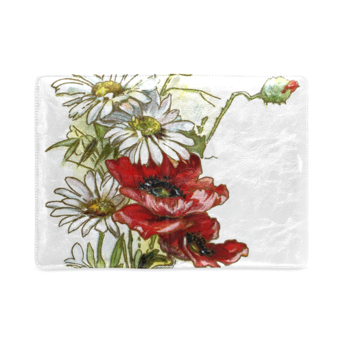 Vintage Floral Daisies Poppies Custom NoteBook A5