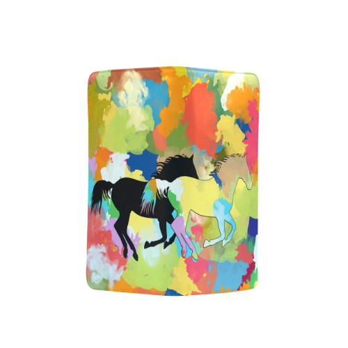 Horse Galloping out of Colorful Splash Men's Clutch Purse （Model 1638）