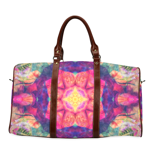 mandala Waterproof Travel Bag/Large (Model 1639)