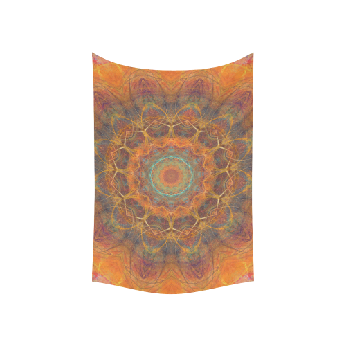 mandala Cotton Linen Wall Tapestry 60"x 40"