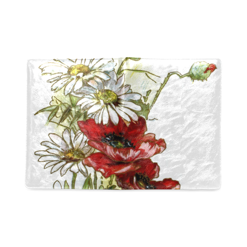 Vintage Floral Daisies Poppies Custom NoteBook B5