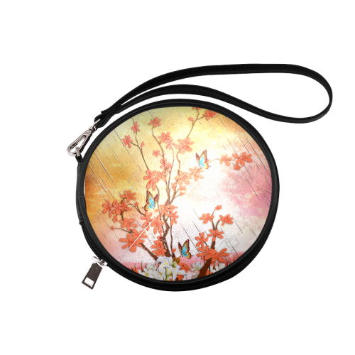 Ikebana Round Makeup Bag (Model 1625)