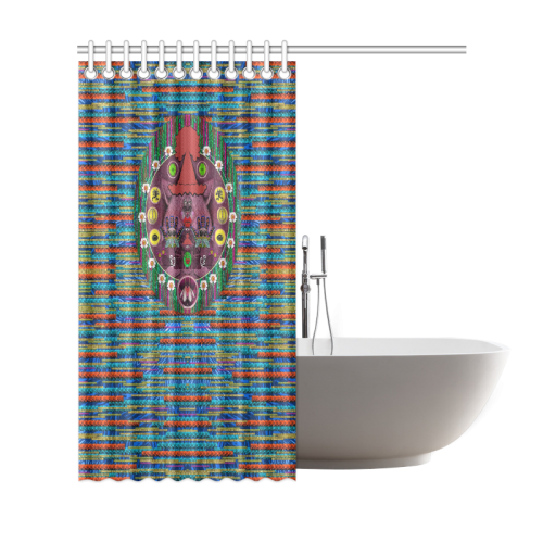 Peace In The Troll wood Shower Curtain 69"x72"
