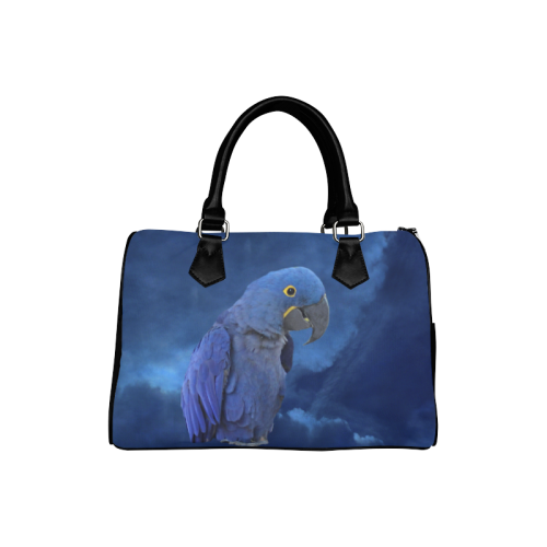 Hyacinth Macaw Boston Handbag (Model 1621)