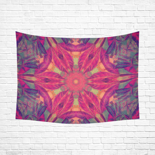 mandala Cotton Linen Wall Tapestry 80"x 60"