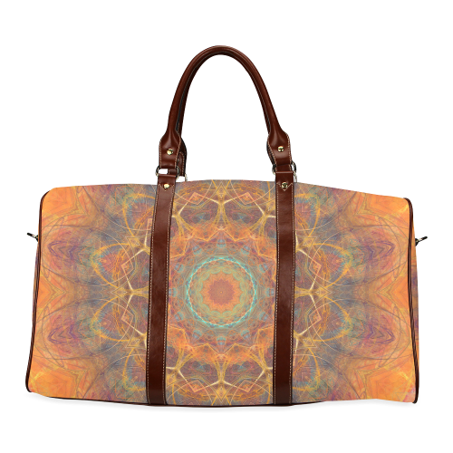 mandala Waterproof Travel Bag/Large (Model 1639)