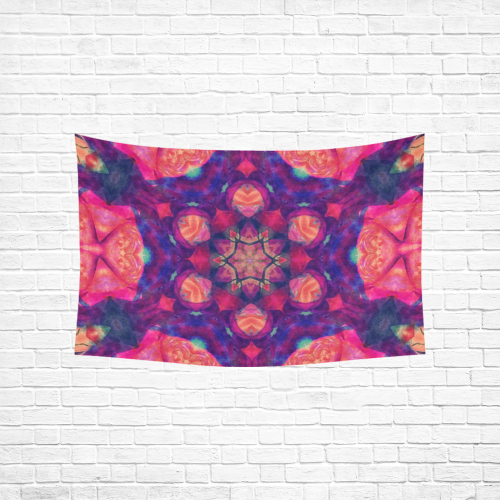 mandala Cotton Linen Wall Tapestry 60"x 40"