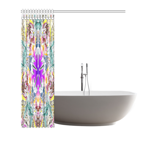 Dimensional Birth Shower Curtain 72"x72"