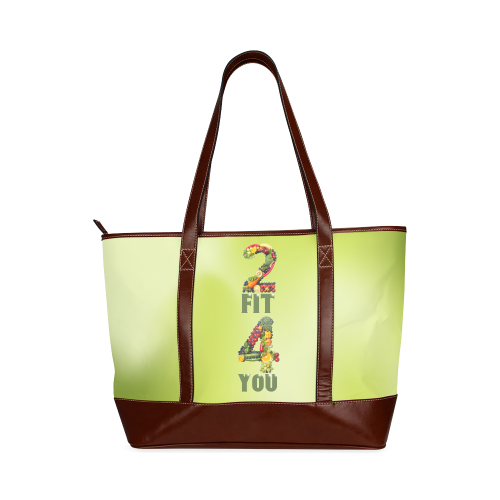 Vegan 2 FIT 4 YOU Fitness Power Tote Handbag (Model 1642)