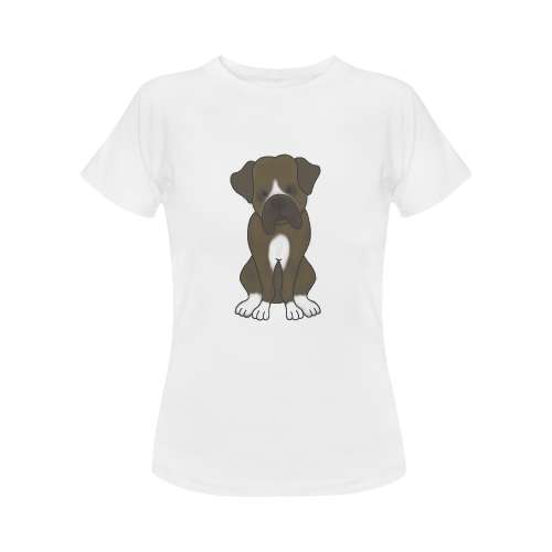 Boxer Puppy Dog Women's Classic T-Shirt (Model T17）